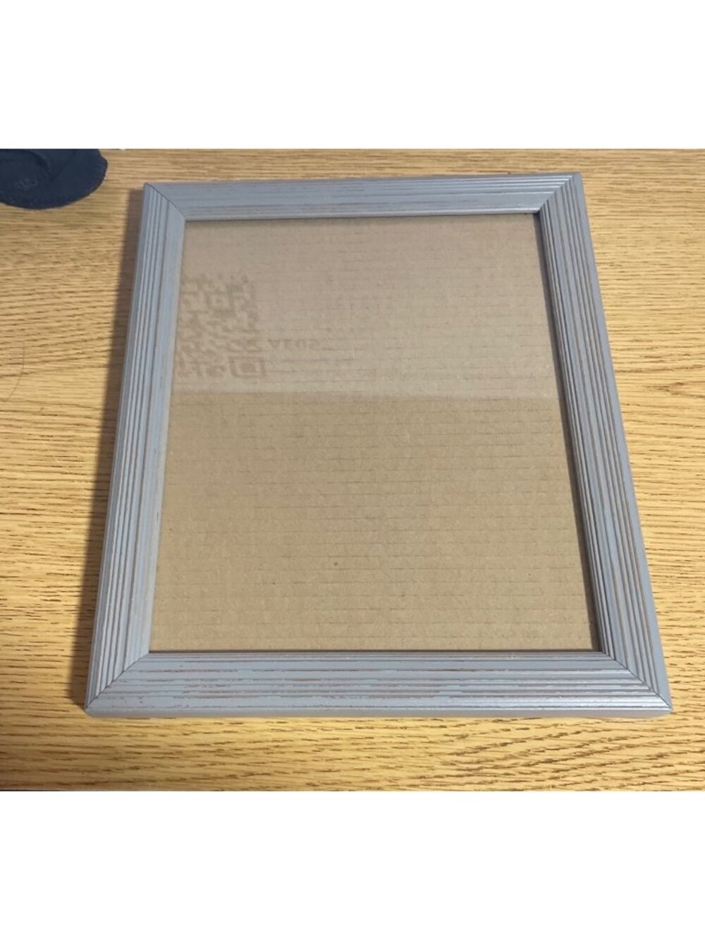 Michaels Gray Ribbed Picture Frame 8x10 Modern Style Wall Mount Exclusive